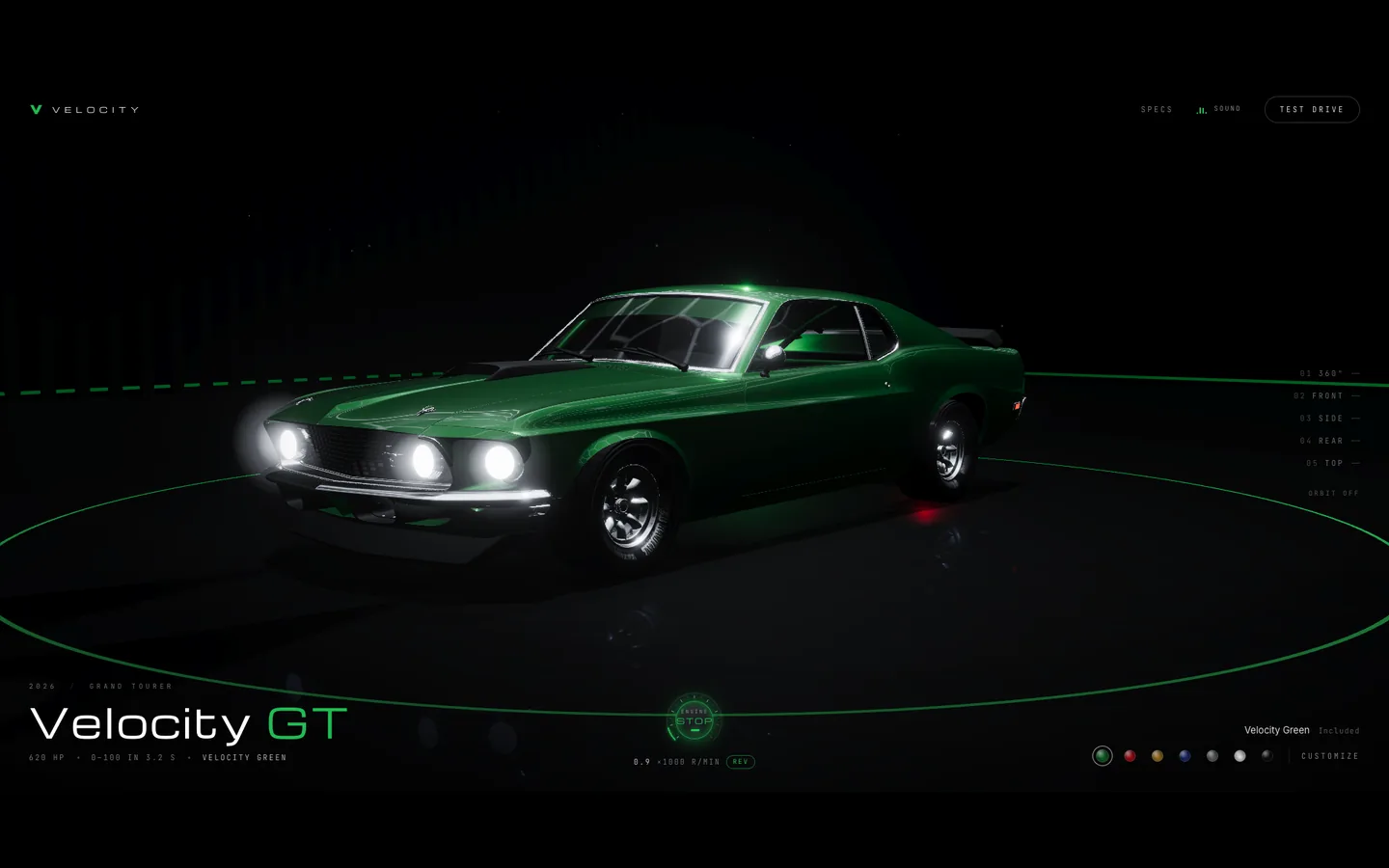 Velocity template preview